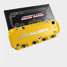 Yellow Mugen Sty Racing Engine Valve Cover For Honda Civic D16y8 D16y7 Vtec Sohc