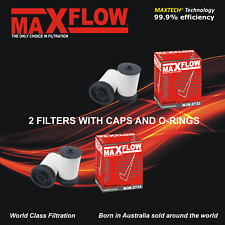 Fuel Filters X 2 For Holden Colorado 7 Rg 2.5l 2.8l Maxflow Replaces R2833p