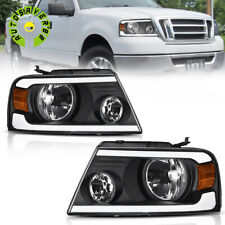 For 2004-2008 Ford F150 F-15006-08 Lincoln Mark Lt Led Drl Sequential Headlight