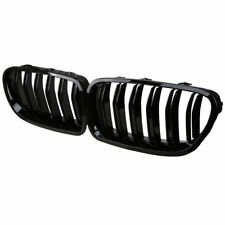 Gloss Black Dual Slat Front Kidney Grille Grill 2010-2016 11 For Bmw F10 F11 M5