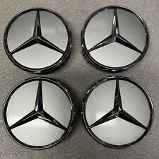 Mercedes-benz Oem Center Caps Hub Covers Silverchrome 2204000125 220 400 01 25