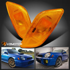 Fits 2002-2003 Subaru Impreza Wrxrstsoutback Amber Side Marker Signal Lights