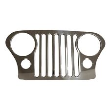 Crown Automotive Grille Overlay Stainless For 76-83 Jeep Cj-5 76-86 Cj-7 Rt34086