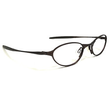 Vintage Oakley Eyeglasses Frames O1 11-603 Red Matte Burgundy Oval 48-19-130