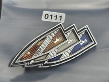 Buick Tri Shield Hood Ornament Emblem 0111 A6
