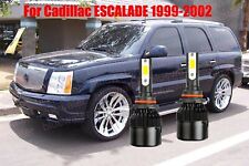 Led For Cadillac Escalade 1999-2002 Headlight Kit 9006 Hb4 Cree Bulbs Low Beam