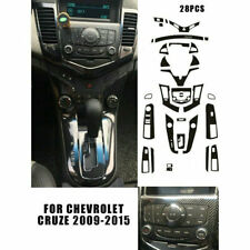 For 2009-2015 Chevrolet Cruze Carbon Fiber Interior Covers Trim Stickers 28pcs