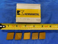 5pcs New Kennametal Cpg 634 Kc210 Tin Carbide Turning Inserts Cpg634 Indexable