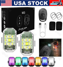 Led Strobe Light Rechargeable Flashing Lights 7 Colors Wireless Remote Control