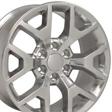 20 Rims Fit Gm Chevy Sierra Silverado Polished Wheels 5656 Set Of 4