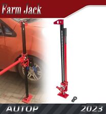 48 High Lift Ratcheting Off Road Utility Farm Jack 6000lbs3ton Capacity Red