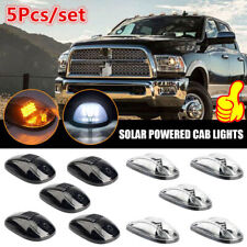 For Truck Suv 5pcs Whiteamber Smoked Lens Led Cab Roof Marker Running Lights