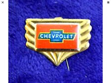 Vintage Chevrolet Lapel Pin Bowtie Crest Accessory Auto Truck Impala Belair Gm