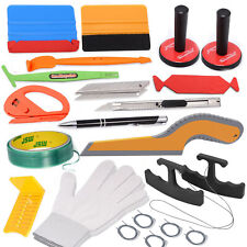 Car Vinyl Wrap Kit For Car Wrapping Ppf Squeegee 2 Magnets Badge Remover Install