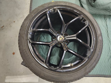 Lamborghini Huracan Evo Oem 19 Black Rear Kari Wheel Rim Wpirelli Tire