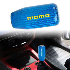 Universal Momo Real Red Carbon Fiber Manual Gear Shift Knob Shifter Lever