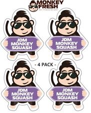 4 Monkey Fresh Hanging Car Air Freshener Jdm Squash Scent 4pc 4x Csx4 Style