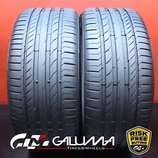 2x Tires Continental Contisportcontact 5 Ssr Runflat 24540r18 No Patch 78571