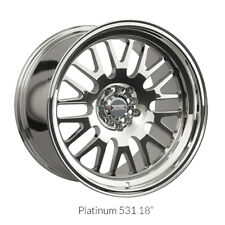 Xxr Wheels Rim 531 18x8.5 5x1005x114.3 Et35 73.1cb Platinum