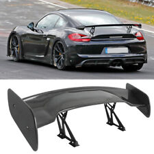 Matte Black Look Abs Car Gt Tail Spoiler Rear Trunk Wing Lip For Porsche Cayman