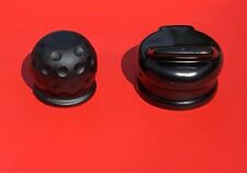 Black Rubber Tow Ball Golf Ball Cover Cap With 1 X 7 Or 13 Pin Socket Cover