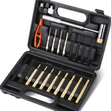 Horusdy Punch Set And Hammer With Brass Hollow Steel Plastic Punches Maintenance