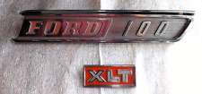 67-72 Ford F-100 Ranger Pickup Factory Hood Badge Emblem 67 Xlt Emblem