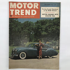 Motor Trend Magazine September 1951 Nash-healey Used