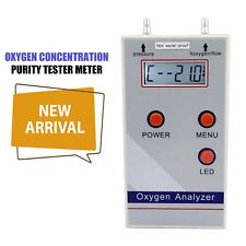 O2 Oxygen Concentration Purity Flow Pressure Meter Tester Detector Analyzer