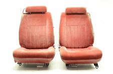 1982-1983 Datsun 280zx S130 22 Driver And Passenger Red Cloth Front Seats