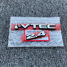 Genuine 2.4 I-vtec Emblem Logo For Honda Accord 2003-2007 Rear Badge Sticker