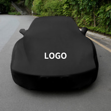Velvet Elastic Full Body Car Cover Protection Cover Forporsche With Logo