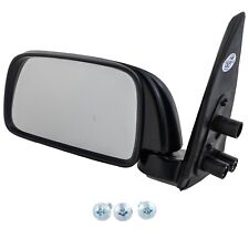 Manual Mirror For 1995-2000 Toyota Tacoma Driver Side Textured Black