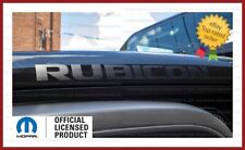 07 - 18 Jeep Wrangler Rubicon Hood Decals Blackout Stickers Jk Matte Black Sj1y3