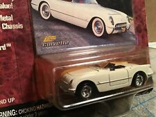 1953 Vette Chevy White Corvette Collection Johnny Lightning 164