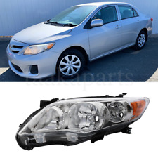 Left Headlights For 2011 2012 2013 Toyota Corolla S Chrome Headlamps Driver Side