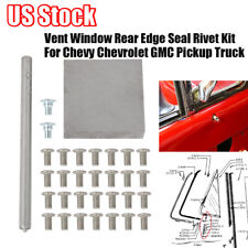 For 51 55 57 60 66 67 72 73 80 Chevy Truck Vent Window Rear Edge Seal Rivet Kit