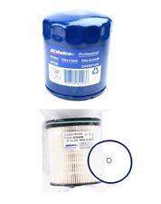 Oil Pf66 Fuel Filter Kit Acdelco For Chevrolet Gmc Cadillac 3.0 Diesel Duramax