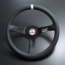 13 Universal Deep Dish Racing Momo Steering Wheel Car Leather Steering Wheel