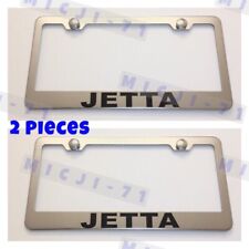 X2 Jetta Stainless Steel License Plate Frame Rust Free W Caps
