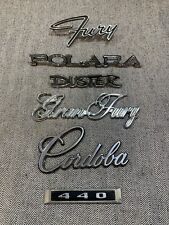 Mopar Six Pack Badges Vintage Cordoba Duster Polara Fury 440