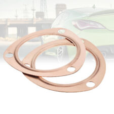 3 Copper Header Exhaust Collector Gaskets Reusable Fit For Sbc Bbc 302 350
