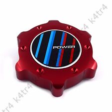Stylish Red Aluminum Anodized Oil Filler Cap Fits Bmw 3 4 5 6 7 Series M Power