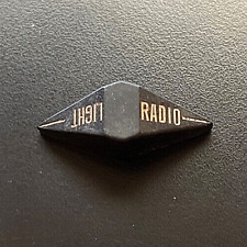 Midcentury Amc Radio Light Diamond Shaped Selector Knob 14 D Shaft