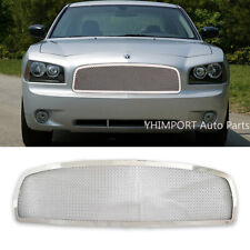 Stainless Chrome Mesh Grille Fits 2005-2010 Dodge Charger 2006 2007 2008 2009
