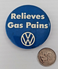 Rare Vintage Volkswagon Vw Advertising Pin Relieves Gas Pains