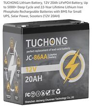 Tuchong 12v 20ah Lithium Lifepo4 Deep Cycle Battery Rechargeable Jc-86aa