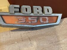 Vintage Original 1960s Ford 350 Truck Emblem C4tb-81020a68