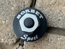 Borbet Sport Custom Wheel Center Cap Black Silver Finish 3647-4