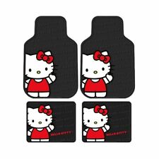 4pc Sanrio Hello Kitty Core Car Truck Front Back Rubber All Weather Floor Mats